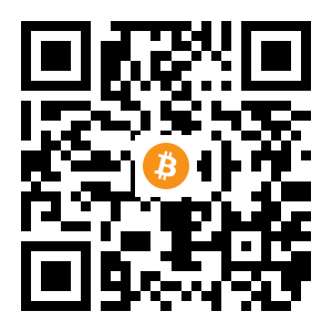 bitcoin:14KLuMbgK1n9fNNVchmzKsRx2CVkxhQmV3 black Bitcoin QR code