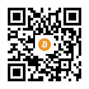 bitcoin:14Km6go44KMrVJ55aTeb1waJMnmjTQUohH black Bitcoin QR code