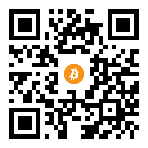 bitcoin:14LTPnviGaA9ePKMerswi2zoDxooKPWC3y black Bitcoin QR code