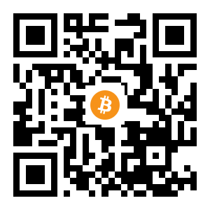 bitcoin:14LfDcgwUtJgZE3wrtFvCydDZ3aUgY9WcU black Bitcoin QR code