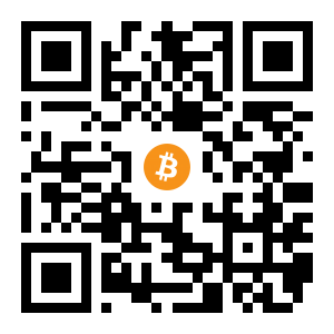 bitcoin:14LhrXDcVGBZ3Wm2nKxR831APwPQ7J2Nbq black Bitcoin QR code