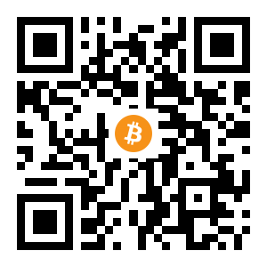 bitcoin:14MVgDZ1hJM7EMwBJkFysM9mDSPuqMTqER black Bitcoin QR code