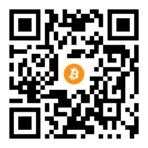 bitcoin:14Mau9ZnACVLWtG5DqNuuVu2fsfa9moM1U black Bitcoin QR code