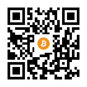 bitcoin:14Mhfe18tUo71y2YvNMAketnM9wAzUybF1 black Bitcoin QR code