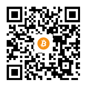bitcoin:14NEmvsPSEvpLYnyfGX3Bf3aCoDRoENE84 black Bitcoin QR code