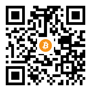 bitcoin:14P5S4vSGhP6Zb2YqV7TvkRTsJgqD1c3Mz black Bitcoin QR code