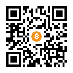 bitcoin:14RBWBjupgi9HG9E5SZHXCjXTXtfPeJJ1x black Bitcoin QR code