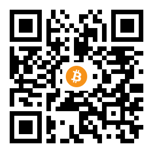 bitcoin:14RE4Byz1s18TdW2UskqctQxDgUeqiMVRs black Bitcoin QR code