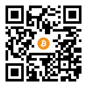 bitcoin:14Sdez3ZFMc4bFS4eezfc6DWo7T8mkHdFt black Bitcoin QR code