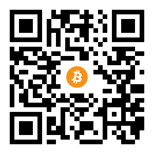 bitcoin:14SmRrGuj4AhBS7edmVqy2RLe1CWxhbro3 black Bitcoin QR code