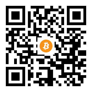 bitcoin:14TSjK6vJMhsD2xnksmZ9b3L2fCvUxQ1wS black Bitcoin QR code