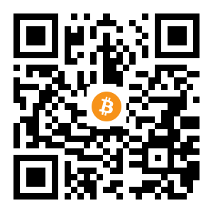 bitcoin:14TnPoxcStQoXu729SQDdzpt8iUuwYXjpt black Bitcoin QR code