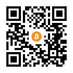 bitcoin:14UAfw8mgEmG4Qzn9q9Njh7yzZhrxsr24m black Bitcoin QR code