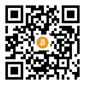 bitcoin:14V15bUGTMeiCyp4drFeJSnNdMg7shmScY black Bitcoin QR code