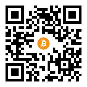 bitcoin:14VE3k1ABLZJfGxz3f4TWtgvLwQuWFZ6wN black Bitcoin QR code