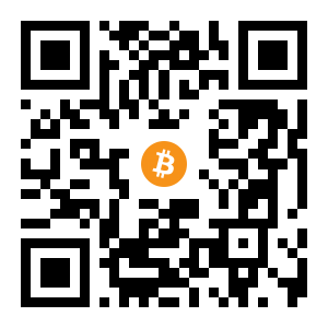 bitcoin:14WDdsM5sZt6Q4UcDxpuHxXsW6R5BbyQEd black Bitcoin QR code