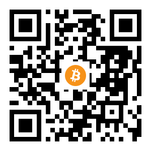 bitcoin:14XKMTzaeTZJzyDu8NnyF8gjEUCQ1BAMSc black Bitcoin QR code
