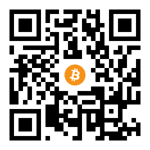 bitcoin:14XWpYN7LhwbqiSakGi1Kg7h34ybCbBJfv black Bitcoin QR code