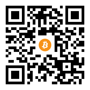 bitcoin:14Zwtsjw15eXoYUPi6mDmCVU9fAPZoZFHk black Bitcoin QR code