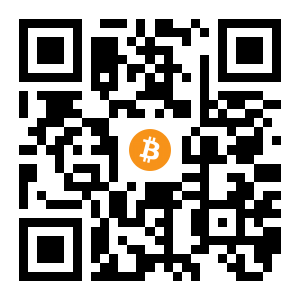 bitcoin:14a6NBUuSwwMUA2WKhFuRowuvDusKsbiEk black Bitcoin QR code