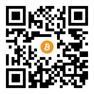 bitcoin:14aaurmqm2ThmoQdHcDn7LFjbv2bS1FjCG black Bitcoin QR code