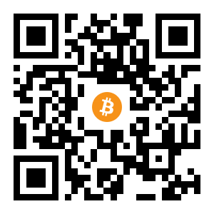 bitcoin:14byiVLxeTM213B2hicpUbUvASfLXJjUeT black Bitcoin QR code