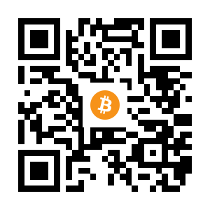 bitcoin:14cEd4iGHrLaTkk2RLVtbHw1XV83oLVJGi black Bitcoin QR code