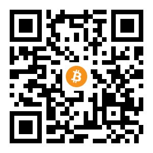 bitcoin:14cxzKcs9jwb4nbVHGL97ZWQonKGcXJYrP black Bitcoin QR code