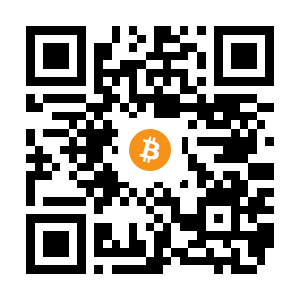 bitcoin:14eMbgNK3aZCrRF2oCYzRDV6e3QqBLiMa1 black Bitcoin QR code