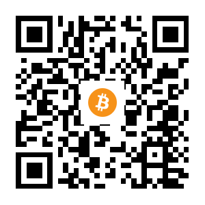 bitcoin:14eh7YwDudbiqcPfD7ggWh68DPVJA4S17f black Bitcoin QR code