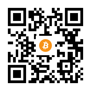 bitcoin:14fAzVXGB1mxzfR1EYUUVzZGaskjzsG8H6 black Bitcoin QR code