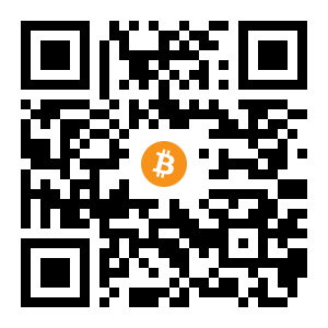bitcoin:14g7mTd38uDVqckoSt8iaDYqXaRznqbyVy black Bitcoin QR code