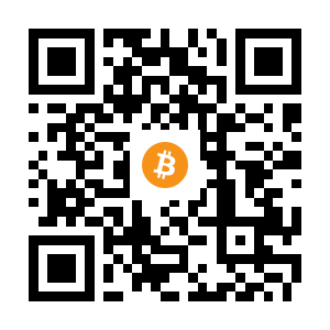 bitcoin:14gQNQqBfAm4AV9Vg92TZKzhe1Gr15Hap7 black Bitcoin QR code