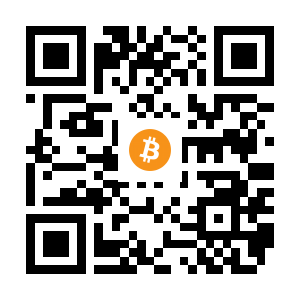 bitcoin:14hZ8kc2iPEci33sWhivLRzjyfhXkxsBrX black Bitcoin QR code