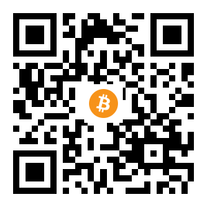 bitcoin:14hinNU9caWnL5BH9iduF8DCeHEMf2nfT1 black Bitcoin QR code