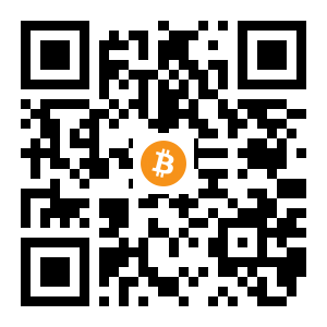 bitcoin:14iXpFkh6nAdau3ZPaGhSqqraeGmtDUEgD black Bitcoin QR code