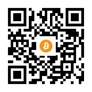 bitcoin:14ibm1zXM97icwJeMG5t5vCZwn5JcdGujK black Bitcoin QR code