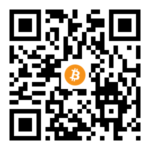 bitcoin:14ifsnBTjju6dpAv9r239C3funo2upt9xu black Bitcoin QR code