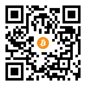 bitcoin:14ivBwBrw2YssFrvfByW7bKK7DZv8csqLy black Bitcoin QR code
