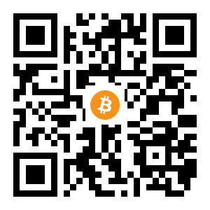 bitcoin:14jpSUiG5tkFt2kjdhXJ5fvLVFSvhrJxKV black Bitcoin QR code