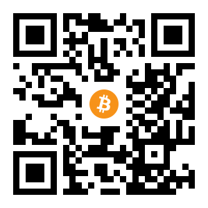 bitcoin:14mYYUZJPUMgofvURnFY65YRSj1uqDzXBj black Bitcoin QR code
