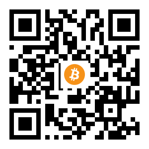 bitcoin:14q8DsPbf6rP12k7MAFD1GC1bLDp3MS7bk black Bitcoin QR code