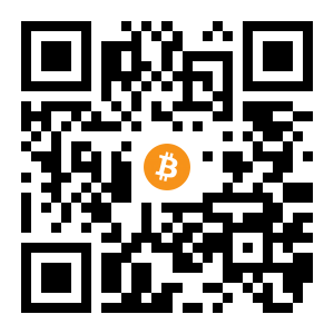 bitcoin:14rqwHg5f6qDwY137ejbqz4YoB7x3R9CtN black Bitcoin QR code