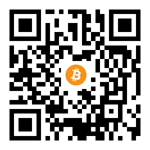 bitcoin:14sTbXb3eC7dmdmjBMsvzDmhq2wzRssiGB black Bitcoin QR code