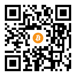 bitcoin:14sXXRojyEMR5UyL1kuQSWTiQA47TjE9sC black Bitcoin QR code