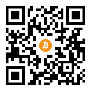 bitcoin:14sd5MHwRhnG4gg6e4noKATxmMBu5tch7A black Bitcoin QR code
