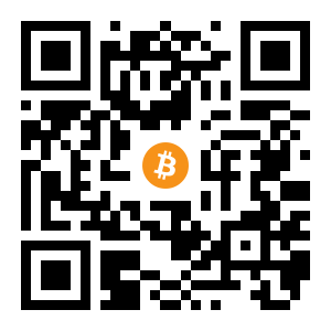bitcoin:14tNvDWENaWLd86NQban3fmE4xTG3dzon8 black Bitcoin QR code
