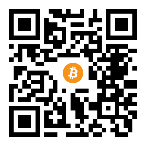 bitcoin:14uU2rAB9DQX5CP6jhWapvuCUTi3nDN4iT black Bitcoin QR code