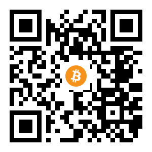 bitcoin:14uWTe6mqsGgsYhAcj1LpzVXnuEiysEiZ8 black Bitcoin QR code