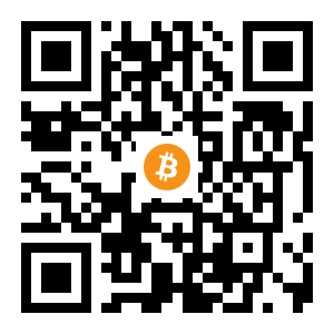 bitcoin:14vHkkSTZujkN6wxFcTPktT751BCnp6JGW black Bitcoin QR code